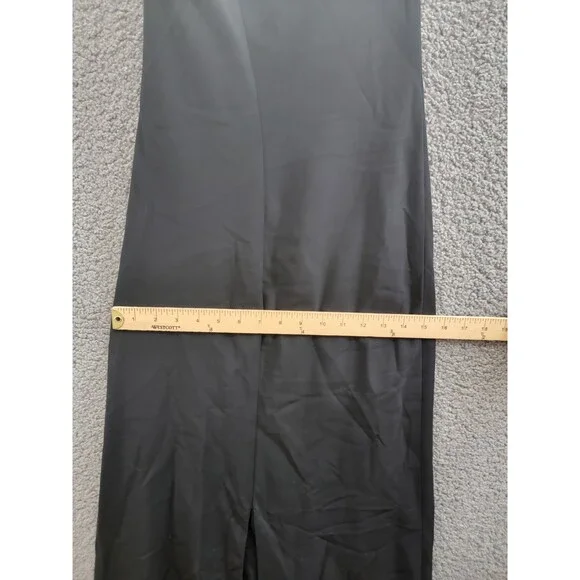 STAUD Elodie One-Shoulder Crystal-Embellished Crepe Gown Women's 00 Black Zip - Picture 13 of 15